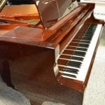 Schimmel Wilhelm African Mahogany keys side